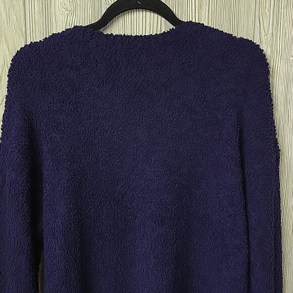 Sanctuary V Neck Knit Sweater Dark Grape Womens Size Medium NWT - Picture 7 of 12